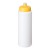 Baseline® Plus 750 ml drinkfles met sportdeksel. Wit, Geel
