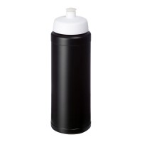 Baseline® Plus 750 ml drinkfles met sportdeksel. Zwart, Wit