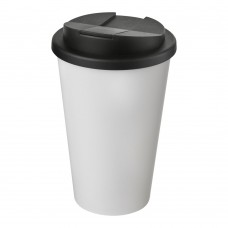 Americano® 350 ml tumbler with spill-proof lid. White, Black