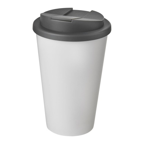 Americano® 350 ml tumbler with spill-proof lid. White, Grey