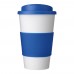 Americano® 350 ml geïsoleerde beker met handvat. Wit, Middenblauw