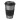 Americano® 350 ml Isolierbecher mit Schutzring & auslaufsicherem Schraubverschluss. silber, schwarz