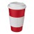 Americano® 350 ml geïsoleerde beker met handvat. Rood, Wit