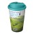 Brite-Americano® 350 ml tumbler with spill-proof lid. White, Aqua
