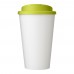 Brite-Americano® 350 ml tumbler with spill-proof lid. White, Lime