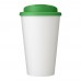 Brite-Americano® 350 ml tumbler with spill-proof lid. White, Green