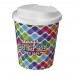 Brite-Americano® Espresso 250 ml tumbler with spill-proof lid, White
