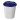 Americano® Espresso 250 ml Isolierbecher mit auslaufsicherem Schraubverschluss. weiss, blau