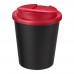 Americano® Espresso 250 ml Isolierbecher mit auslaufsicherem Schraubverschluss. schwarz, rot