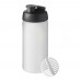 Baseline® Plus 500 ml sportfles met shaker bal. Zwart, Mat helder