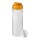 Baseline Plus 650 ml Shakerflasche. orange, klar mattiert