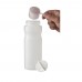 Baseline Plus 650 ml shaker bottle. Black, Frosted Clear