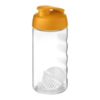 H2O Active® Bop 500 ml shaker bottle. Orange, Transparent