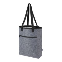 Felta GRS recycled felt cooler tote bag 12L, Medium grey