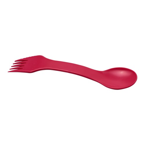 Epsy 3-in-1 spoon. fork. and knife, Magenta