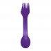 Epsy 3-in-1 Löffel. Gabel und Messer, lila Epsy 3-in-1 Löffel. Gabel und Messer, lila