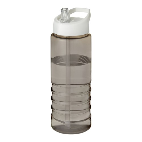 H2O Active® Treble 750 ml sportfles met tuitdeksel. Houtskool, Wit H2O Active® Treble 750 ml sportfles met tuitdeksel. Houtskool, Wit