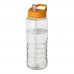H2O Active® Treble 750 ml sportfles met tuitdeksel. Transparent, Oranje