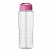 H2O Active® Treble 750 ml spout lid sport bottle. Transparent, Pink