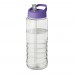 H2O Active® Treble 750 ml Sportflasche mit Ausgussdeckel. transparent, lila