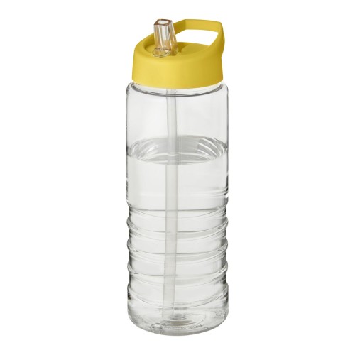 H2O Active® Treble 750 ml sportfles met tuitdeksel. Transparent, Geel
