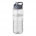H2O Active® Treble 750 ml sportfles met tuitdeksel. Transparent, Stormgrijs H2O Active® Treble 750 ml sportfles met tuitdeksel. Transparent, Stormgrijs