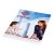 Desk-Mate® A5 kladblok met een omwikkelde omslag, Wit