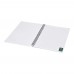 Desk-Mate® A5 spiraal notitieboek. Wit, Zwart