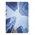 Wire-o A5 hardcover notitieboek. Wit, Zwart