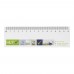 Sticky-Mate® Haftnotizen mit gedrucktem 15 cm Lineal aus recyceltem Material, weiss Sticky-Mate® Haftnotizen mit gedrucktem 15 cm Lineal aus recyceltem Material, weiss