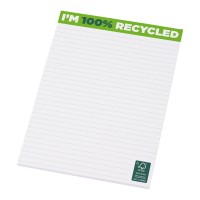 Desk-Mate® gerecycled A5 kladblok, Wit