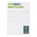 Desk-Mate® A7 recycelter Notizblock, weiss Desk-Mate® A7 recycelter Notizblock, weiss