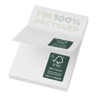 Sticky-Mate® recycelte Haftnotizen 50 x 75 mm, weiss