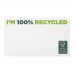 Sticky-Mate® recycelte Haftnotizen 127 x 75 mm, weiss