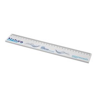 Sticky-Mate® Haftnotizen mit gedrucktem 30 cm Lineal aus recyceltem Material, weiss