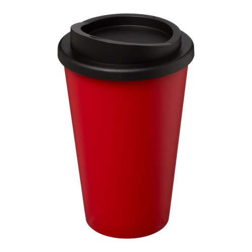 Americano® 350 ml Isolierbecher. schwarz, rot Americano® 350 ml Isolierbecher. schwarz, rot