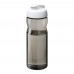 H2O Active® Eco Base 650 ml Sportflasche mit Klappdeckel. weiss, kohle