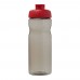 H2O Active® Eco Base 650 ml Sportflasche mit Klappdeckel. rot, kohle
