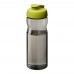 H2O Active® Eco Base 650 ml Sportflasche mit Klappdeckel. limone, kohle