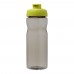 H2O Active® Eco Base 650 ml Sportflasche mit Klappdeckel. limone, kohle