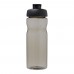 H2O Active® Eco Base 650 ml Sportflasche mit Klappdeckel. schwarz, kohle