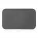 MIYO 700+700 ml double layer lunch box. Grey. White, Grey