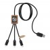 SCX.design C29 3-in-1 bamboe kabel, Hout