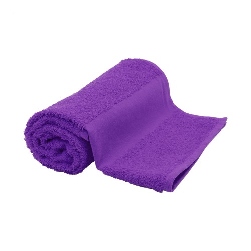 Terry M cotton terry towel - 50×100 cm, purple