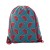 CreaDraw Plus custom made tas met trekkoordsluiting, rood