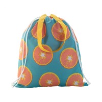 CreaDraw Shop custom drawstring bag, white