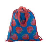 CreaDraw Shop custom drawstring bag, red