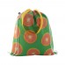 CreaDraw Shop RPET custom made tas met trekkoordsluiting, wit