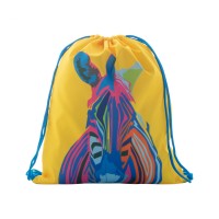 CreaDraw Kids custom made gemaakte tas met trekkoordsluiting voor kinderen, blauw