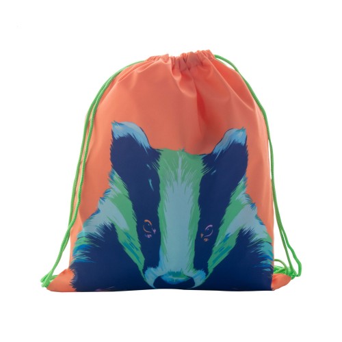 CreaDraw Kids custom drawstring bag for kids, green